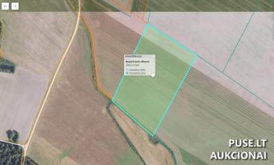 Žemės sklypas Mediškių kaime, Telšių rajone, pradinė kaina 21120 EUR