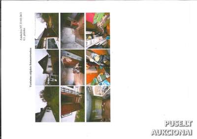 Pigūs 1/1 buto dalies pardavimas Lentvaryje, Trakų r. sav. - pradinė kaina 2981 EUR