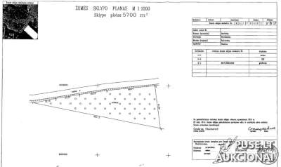 1/2 dalis miško ūkio paskirties žemės sklypo Šalčininkų r. Jančiūnų k. - Pradinė kaina 1368 EUR
