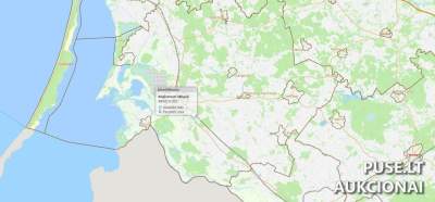 Parduodamas 1.80 ha žemės ūkio paskirties sklypas Šilutės r. sav. Gaidelių kaime, pradinė kaina 1312 EUR