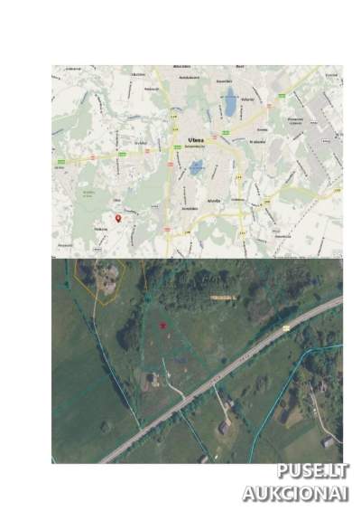 Žemės sklypas Utenos rajone, Piliakalnio k., 0.3051 ha, pradinė kaina 8415 EUR