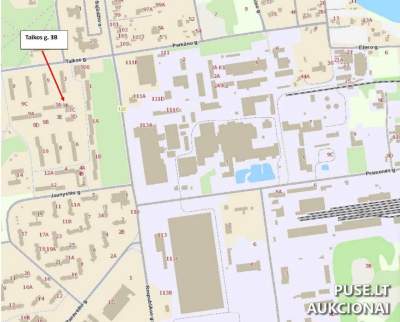 Boilerinė Rokiškio mieste Taikos g. 3B, dalinis 87/100 pardavimas, pradinė kaina 53010 EUR