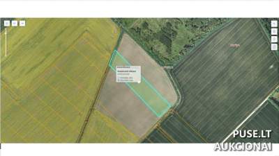 Žemės ūkio paskirties žemės sklypas Joniškio r. sav., Kepalių k., 1.5540 ha, pradinė kaina 10160 EUR