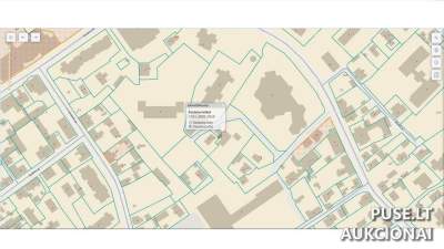 15/100 dalis gyvenamojo namo Radviliškyje, Maironio g. 10A, pradinė kaina 3510 EUR