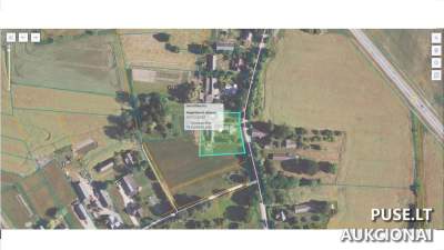1/4 dalis žemės sklypo Pasvalio rajone, Norių kaime, Ąžuolų g. 9, 2702 EUR pradinė kaina
