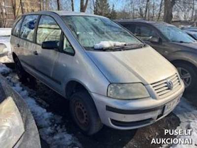 VW SHARAN 2003 р. 1.9 л Бензин, пасажирський, продаж у Клайпеді, стартова ціна 250 EUR