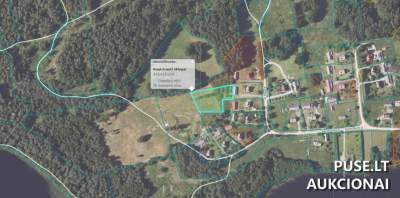 0.3267 ha žemės ūkio paskirties sklypas Ignalinos r. sav. Margavonės k. už 713 EUR