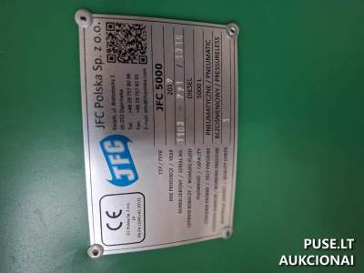 Паливний бак 5000 літрів на аукціоні в Гаргждаї, початкова ціна 500 EUR