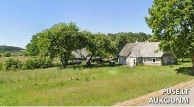 Žemės sklypo dalis (0.1650 ha) Šalčininkų r. Pulstakų kaime gyvenamajai statybai, pradinė kaina 4536 EUR