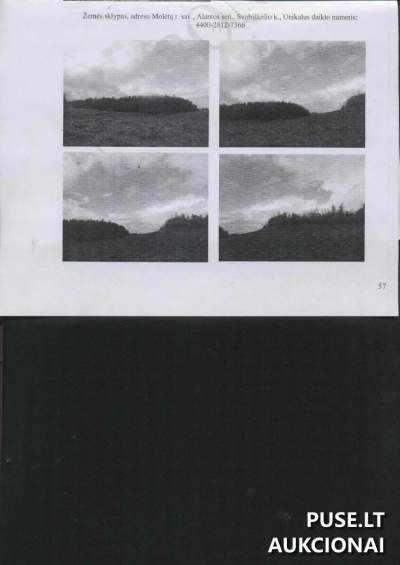 Žemės ūkio paskirties sklypas Molėtų rajone, Svobiškėlio kaime, 3.4735 ha, pradinė kaina 8880 EUR