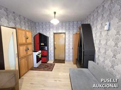 Mažas butas/patalpos Lazdijuose, M. Gustaičio g. 3, pradinė kaina 4131 EUR, galimybė investicijai