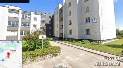 1/2 dalis buto I. Končiaus g. 8, Plungėje, 24960 EUR pradinė kaina, antstolių varžytynės