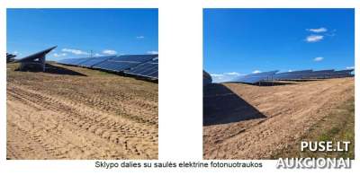 Parduodama 1999.2 kW saulės elektrinė Skuodo rajone, Narvydžių kaime, pradinė kaina 1140000 EUR