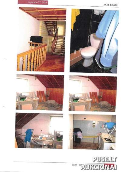 Gyvenamasis namas su 0.2653 ha sklypu Rumšiškėse, Jaunystės g. 1, pradinė kaina 114000 EUR