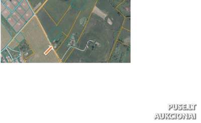 Žemės sklypo dalis (1/3) Utenos rajone, Sprakšių kaime, su pradine kaina 4380 EUR
