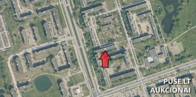 1 kambario dalis (1/4) buto Klaipėdoje, Taikos pr. 133, pradinė kaina 8560 EUR, 33.38 kv.m.