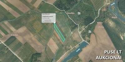 Parduodama 1/3 1.00 ha žemės ūkio paskirties sklypo dalis Šiaulių r. sav., Pakumulšių k. - pradinė kaina 1342 EUR
