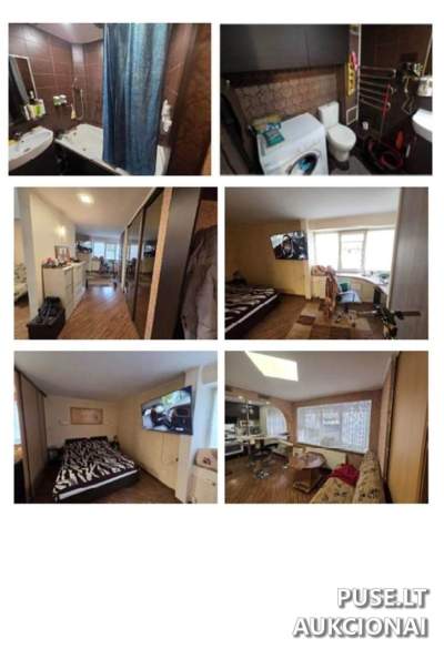 32-osios Vilniaus gatvės butas Kupiškio mieste, pradinė kaina 24800 EUR - Nekilnojamojo turto aukcionas