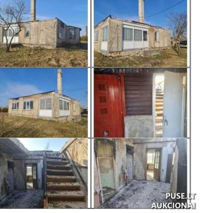 Gyvenamasis namas Rietavo savivaldybėje, Medingėnų k. pradinė kaina 3663 EUR