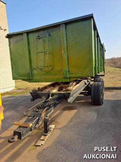 Priekaba arba puspriekabė iki 10 tonų aukcionas pradinė kaina 3500 EUR