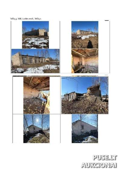 Pramoninis pastatas Katilinė Telšių r. sav., Luokės miestelyje, pradinė kaina 12711 EUR