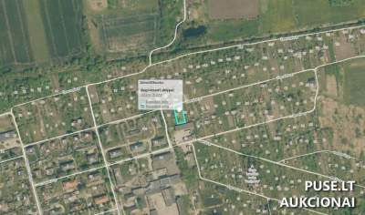 Žemės sklypas Naujojoje Akmenėje, Žemaitės g. 18, parduodamas aukcione už 1440 EUR