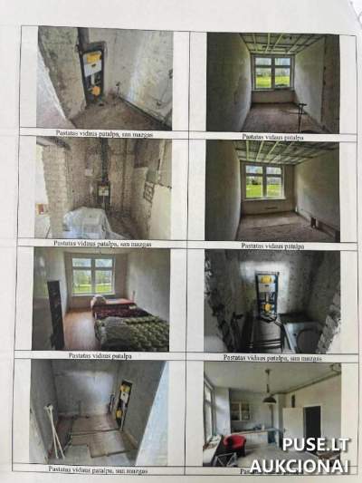 Nebaigta statyti administracinė konotoa Ignalinos rajone, Naujasodžio k., 1182 kv.m., pradinė kaina 62960 EUR