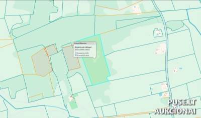 Žemės ūkio paskirties sklypas Ignalinos r., Bajorų II k., 9.5 ha už 20000 EUR