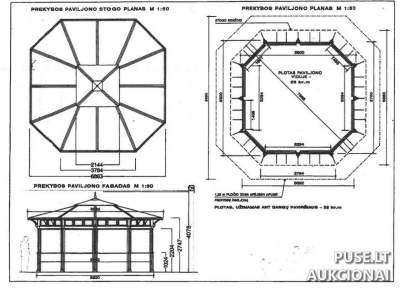 Nuomojamas 29 kv. m prekybos/paslaugų paviljonas A. Vienuolio g. Vilniuje, pradinė kaina 1537 Eur/metus