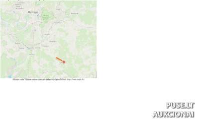 1/3 žemės sklypo dalis Vilniaus rajone, Akmeniškių k. Audros 1-oji g. 19, pradinė kaina 1920 EUR