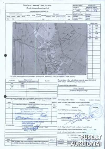 Žemės ūkio paskirties sklypo dalis Vilniaus r. sav., Vališkių k., parduodama nuo 1624 EUR