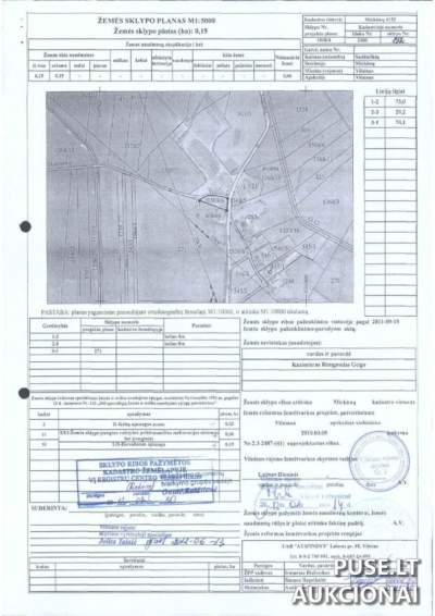 Žemės sklypas Vilniaus rajone, Sadūniškių kaime, 294 EUR pradinė kaina - Antstolių varžytynės