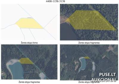 Žemės sklypo aukcionas Radviliškio r. sav., Goriškio k. 1.54 ha 6320 EUR