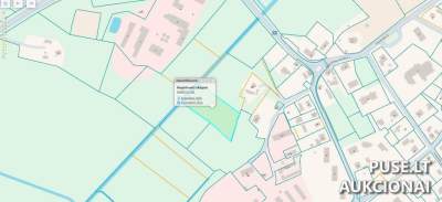 Žemės ūkio paskirties sklypas Panevėžio r. sav., Upytės k. - pradinė kaina 2560 EUR