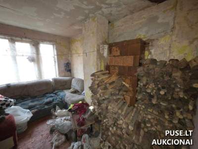 Gyvenamasis namas su ūkiniais pastatais Panevėžio r. Kurmėnuose, pradinė kaina 2720 EUR