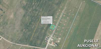 Žemės sklypas Klaipėdos r. sav. Baukštininkų k. 0.09 ha su formuotais matavimais 12960 EUR