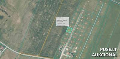 Žemės sklypas Klaipėdos rajone, Baukštininkų kaime, 0.09 ha, pradinė kaina 12960 EUR