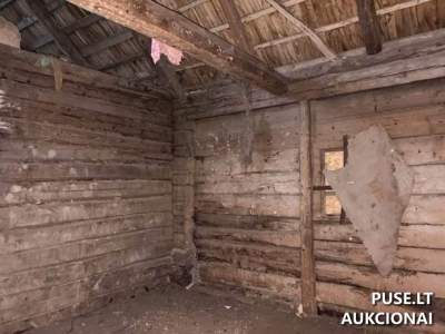 Gyvenamasis namas su ūkiniais pastatais Panevėžio r., Kiaužerių k. 6, pradinė kaina 2458 EUR