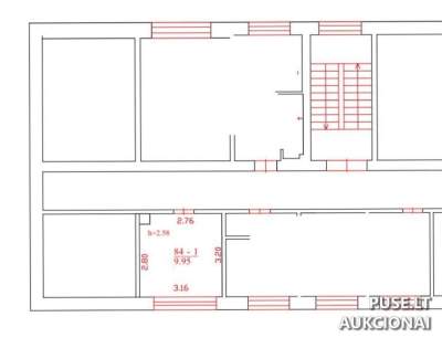 Mažas 9.95 kv. m butas Kaune, Chemijos g. 9, pradinė kaina 14300 EUR