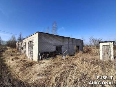Garažo patalpos Kaišiadorių r. Kiemelių k. su žemės sklypu, pradinė kaina 9770 EUR
