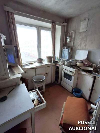 Mažas 36.75 kv.m butas su rūsiu Marijampolėje, Jaunimo g. 18, pradinė kaina 42900 EUR