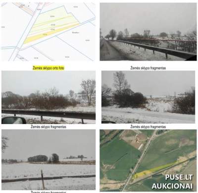 Žemės ūkio paskirties sklypas Šiaulių r. sav., Domantų k., 1.2000 ha, pradinė kaina 4380 EUR