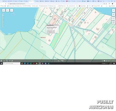 Parduodamas 0.53 ha žemės ūkio sklypas Trakų rajone, Nikronių kaimo vietovėje, pradinė kaina 960 EUR