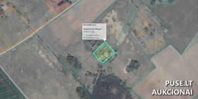 Žemės sklypo 1/2 dalis Širvintų rajone, Jauniūnų kaime, 0.3374 ha, kaina nuo 8800 EUR