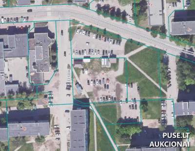 Nuomojama 2158 kv. m komercinė aikštelė turgavietei Alytuje, Lauko g. 4, pradinė kaina 0 EUR