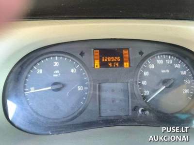 Krovininis furgonas Opel Vivaro 2009 m. parduodamas aukcione už 2500 EUR