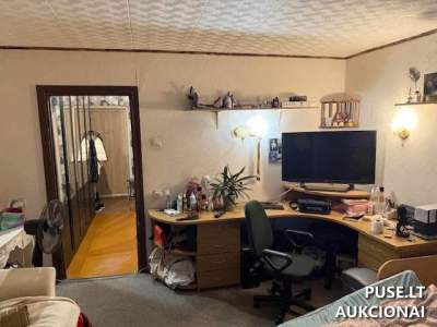 1/4 buto dalis Širvintose J. Janonio g. 2-23, 53 kv.m, pradinė kaina 9600 EUR