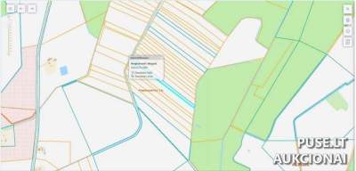 Žemės ūkio paskirties sklypas Jurbarko r. sav., Pagausančio I k. pradinė kaina 3355 EUR