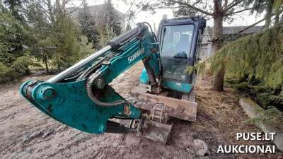 Mini ekskavatorius Sunward SWE25F parduodamas aukcione už 14666 EUR