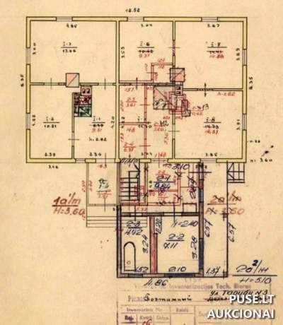 Nekilnojamasis turtas Trakuose: 27/100 dalys gyvenamojo namo Lentvaryje, M. Šimionio g. 3, pradinė kaina 3300 EUR